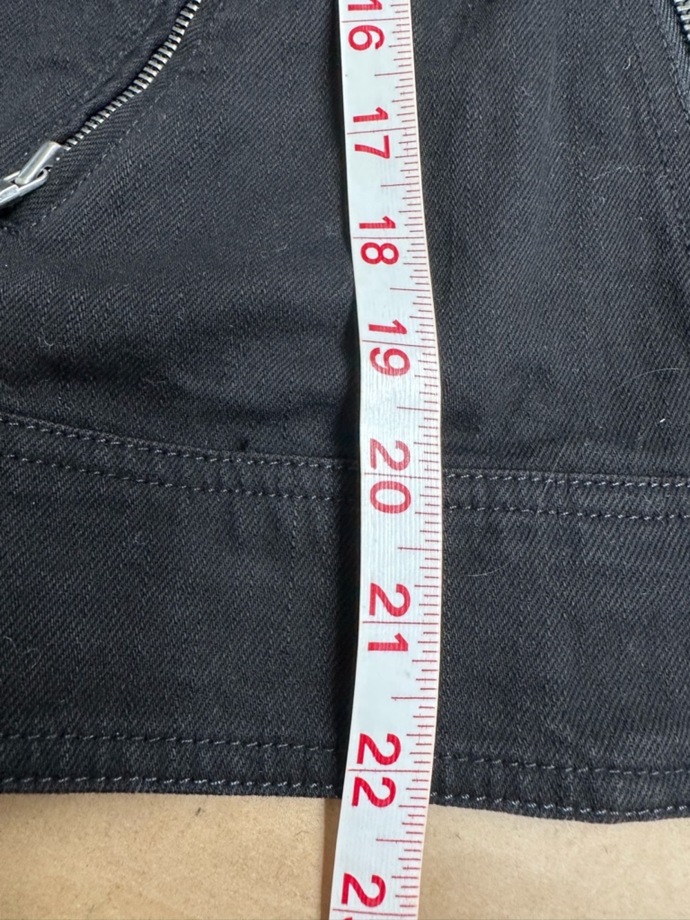 Black Asymmetrical Zip Jacket - Picture 8 of 8